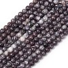 Natural Lepidolite Beads Strands G-G284-A02-8mm-3