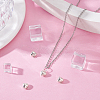 4Pcs 925 Sterling Silver Heart Charms STER-HY0001-11-4