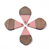 Resin & Walnut Wood Pendants RESI-S358-23C-1