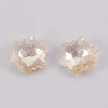 K9 Glass Rhinestone Pendants GLAA-F083-03A-04-1