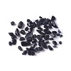 Natural Black Tourmaline Chip Beads G-M364-16-1
