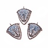 Natural Aquamarine Chip Big Pendants G-F650-B12-1