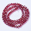Electroplate Glass Beads Strands EGLA-A044-T1mm-A01-2