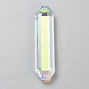 Faceted Transparent Glass Big Pendants GLAA-WH0038-39A-1