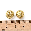 Rack Plating Brass Micro Pave Cubic Zirconia Beads KK-K377-12B-G-3