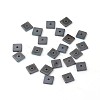Electroplated Non-magnetic Synthetic Hematite Beads Strands G-P408-M-2