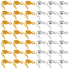 1200Pcs 2 Colors Brass Bead Tips KK-SP0001-94-1