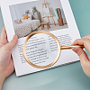 1Pc Aluminum Magnifying Glass AJEW-BC0009-13G-3