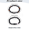 Natural Mixed Gemstone Stretch Bracelets BJEW-LP0001-25B-2