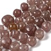 Natural Strawberry Quartz Beads Strands G-Q169-E06-01B-1