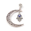 Tibetan Style Alloy European Dangle Charms PALLOY-JF00711-5