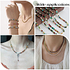 3 Strands Imitation Jade Glass Beads GLAA-PA0001-36B-05-6