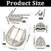 Belt Zinc Alloy Buckle Sets FIND-WH20023-057P-2