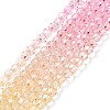 Transparent Glass Beads Strands GLAA-E036-07B-2