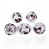 Transparent Handmade Blown Glass Globe Beads GLAA-T012-37B-1