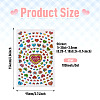 Heart Plastic Stickers DIY-TADJ0002-006C-4