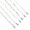  304 Stainless Steel Link Chain Necklaces NJEW-UN0001-09P-1