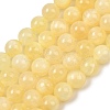 Natural Golden Silk Jade Beads Strands X-G-Z112-A01-8mm-2