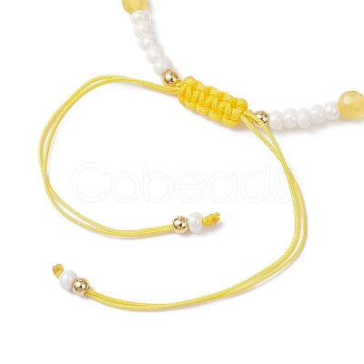 Glass Seed Bead and Resin Braided Bead Bracelets for Women BJEW-MZ00237-01-1
