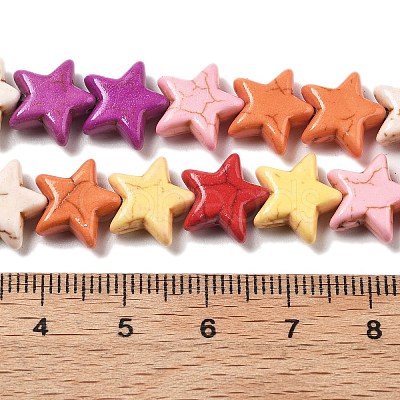Synthetic Turquoise Beads Strands G-B140-C01-1