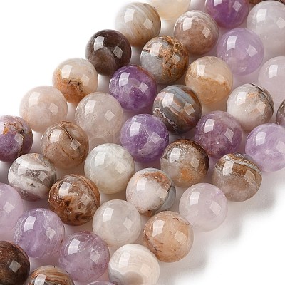 Natural Amethyst Lace Agate Beads Strands GG-CBABD99-04-12mm-1