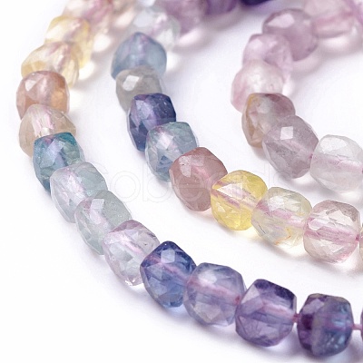 Natural Fluorite Beads Strands X-G-G991-C01-1