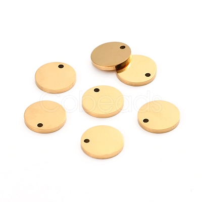 Ion Plating(IP) 304 Stainless Steel Charms STAS-I141-03D-G-1