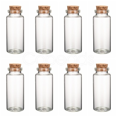 Glass Jar Glass Bottles Bead Containers AJEW-S074-02G-1