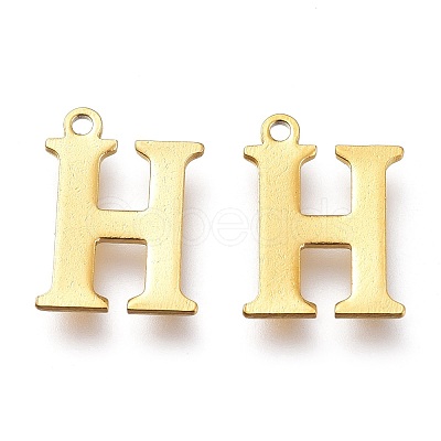 PVD Vacuum Plating 304 Stainless Steel Charms STAS-H112-H-G-1