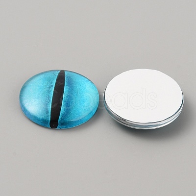 Luminous Self Adhesive Glass Eyes Cabochons DIY-WH0304-941C-36-1