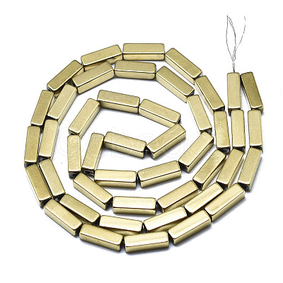 Electroplate Non-magnetic Synthetic Hematite Beads Strands G-S352-41B-01-1