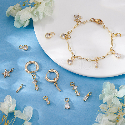 Brass Huggie Hoop Earrings Making Kits GLAA-PH0033-52-1