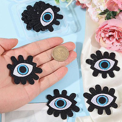 9Pcs Computerized Embroidery Cloth Patches PATC-FH0001-28B-1
