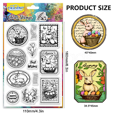 PVC Plastic Clear Stamps DIY-WH0618-0326-1