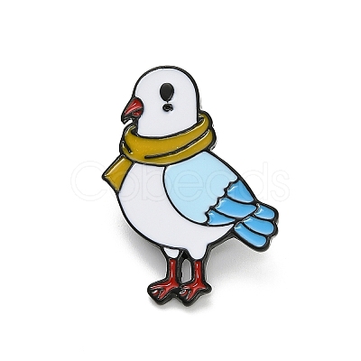 Peace Dove Enamel Pins LS-JEWB-H033-03EB-1
