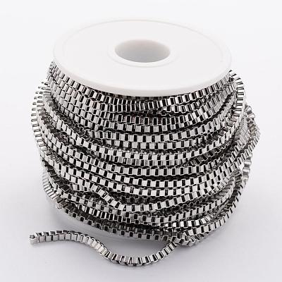 Tarnish Resistant 304 Stainless Steel Venetian Chains CHS-H007-18P-1