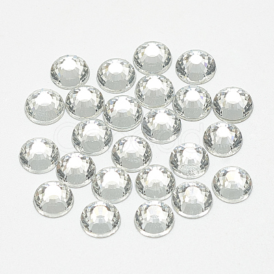 Flat Back Glass Rhinestone Cabochons RGLA-T090-SS40-01-1