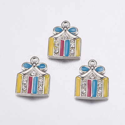 Alloy Enamel Pendants E1206-1