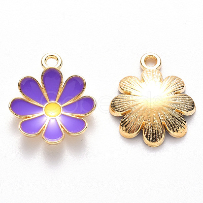 Alloy Enamel Pendants X-ENAM-S121-116D-1