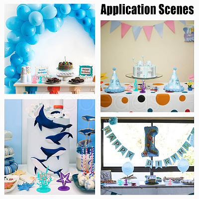 Ocean Series Felt Display Decorations DJEW-WH0058-39-1