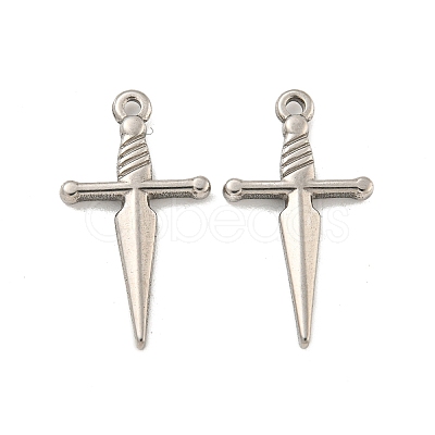 Non-Tarnish 304 Stainless Steel Pendants X-STAS-O004-06A-P-1