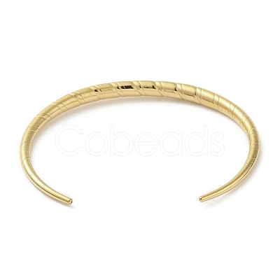 304 Stainless Steel Open Cuff Bangles BJEW-K241-02E-G-1