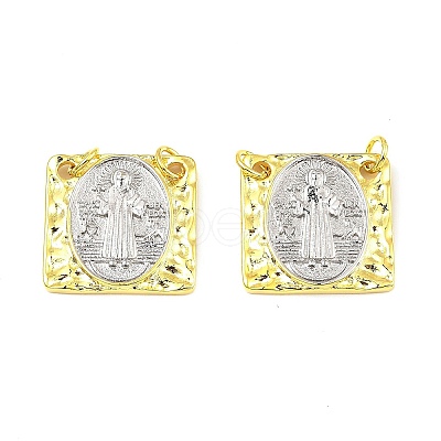 Brass Pendants KK-K346-04GP-1