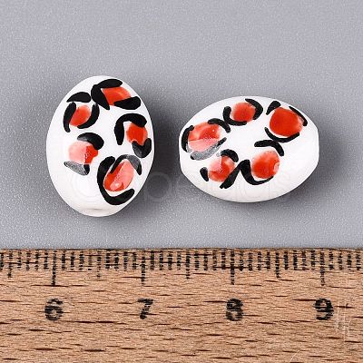 Handmade Porcelain Beads PORC-N012-14E-01-1