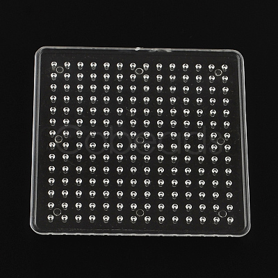 Square ABC Plastic Pegboards used for 5x5mm DIY Fuse Beads X-DIY-Q009-10-1