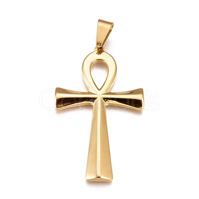 304 Stainless Steel Big Pendants STAS-L206-06-1