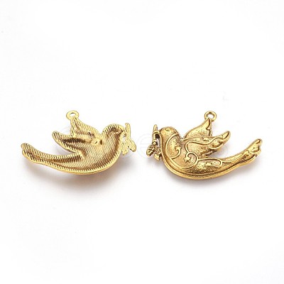 Tibetan Style Alloy Pendants X-TIBEP-GC128-AG-NR-1