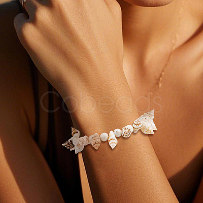 165g Natural Shell Pendants SHEL-PA0001-05-1