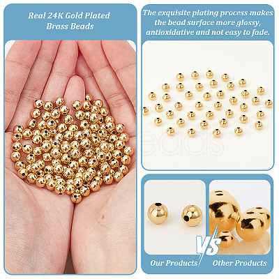 Brass Spacer Beads KK-PH0006-38A-1