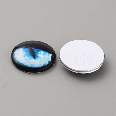 Glass Cabochons GLAA-WH0033-75G-08-1